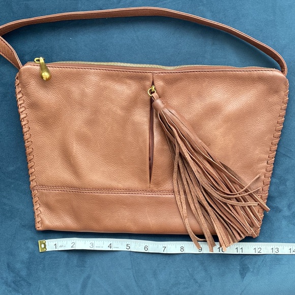 Authentic leather HOBO shoulder cross body bag - Picture 3 of 10